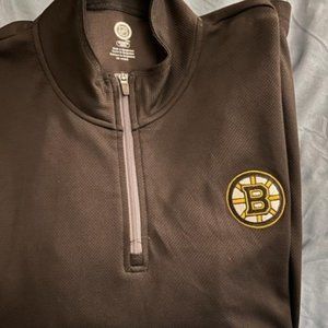 Boston Bruins 2XL 50/52 Official NHL zippered top